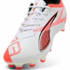PUMA Fußball|Fußball<· ULTRA 5 PLAY FG-AG puma white-puma black-glowing red