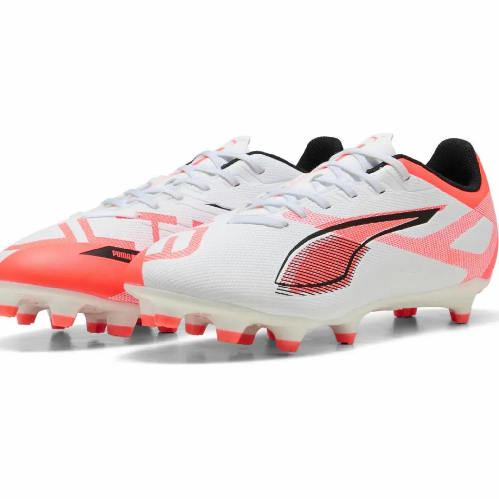 PUMA Fußball|Fußball<· ULTRA 5 PLAY FG-AG puma white-puma black-glowing red