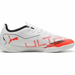 PUMA Fußballschuhe|Hallenschuhe<· ULTRA 5 PLAY IT puma white-puma black-glowing red