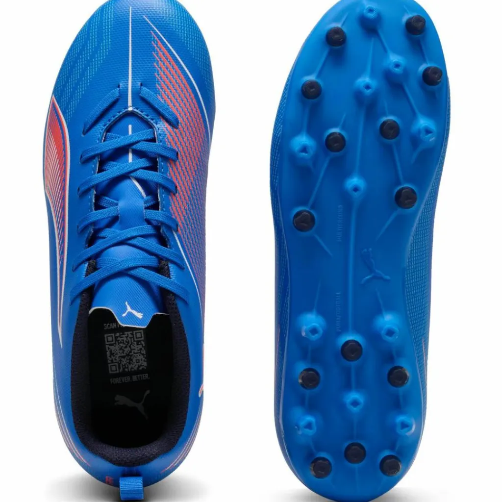 PUMA Fußballschuhe<· ULTRA 6 PLAY MG Jr ultra blue-puma white-glowing red