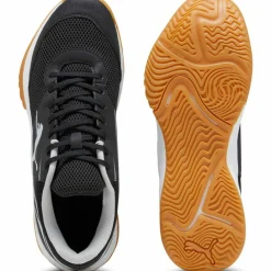 PUMA Volleyball|Badminton<· Varion II puma black-cool light gray-yellow blaze-gum