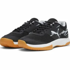 PUMA Volleyball|Badminton<· Varion II puma black-cool light gray-yellow blaze-gum