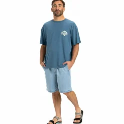 Quiksilver Beachwear|Shirts<· GH CRYSTAL JET real teal