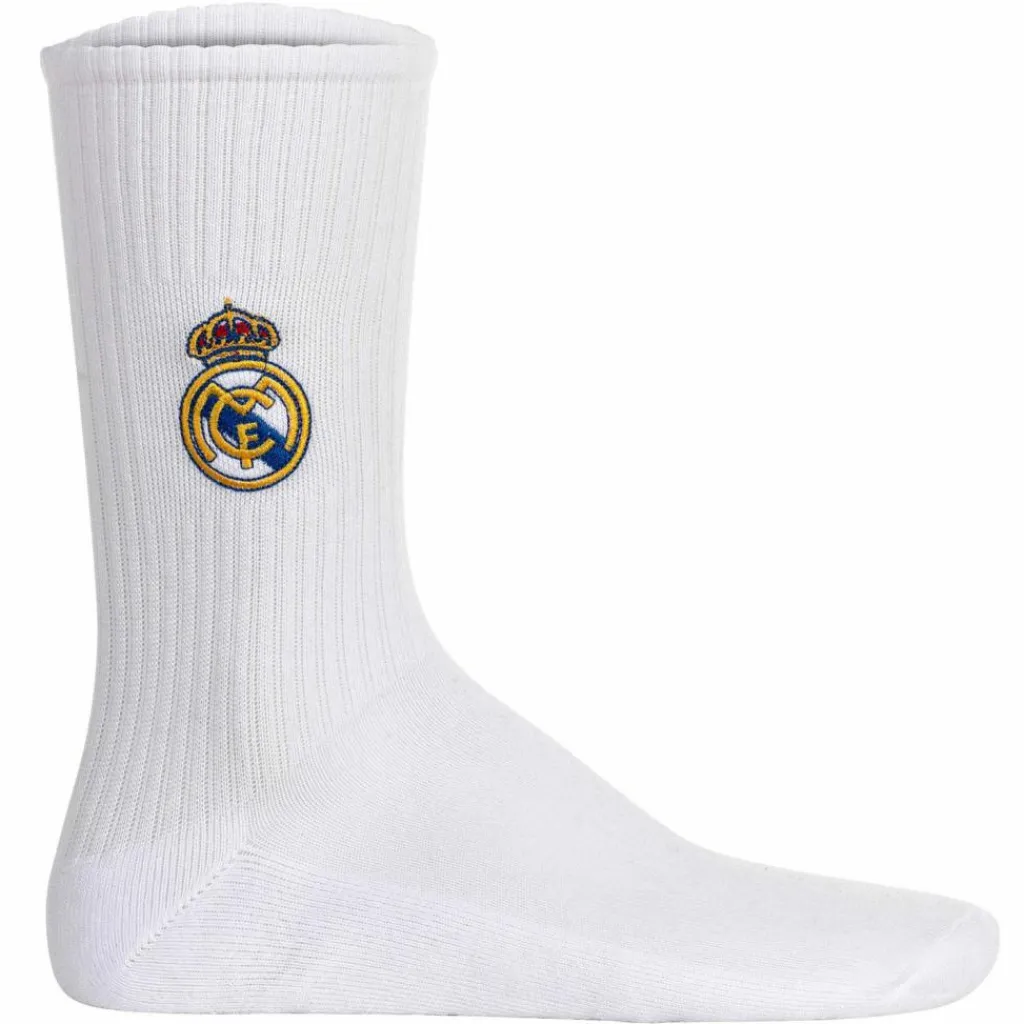 Real Madrid Socken<· Socken Weiß/Dunkelblau/Schwarz
