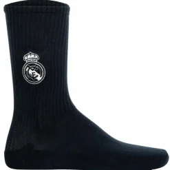 Real Madrid Socken<· Socken Weiß/Dunkelblau/Schwarz