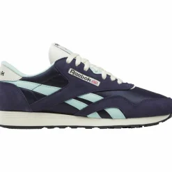 Reebok Streetwear|Sneaker<· Classic Nylon vector navy-glitch aqua-vintage chalk