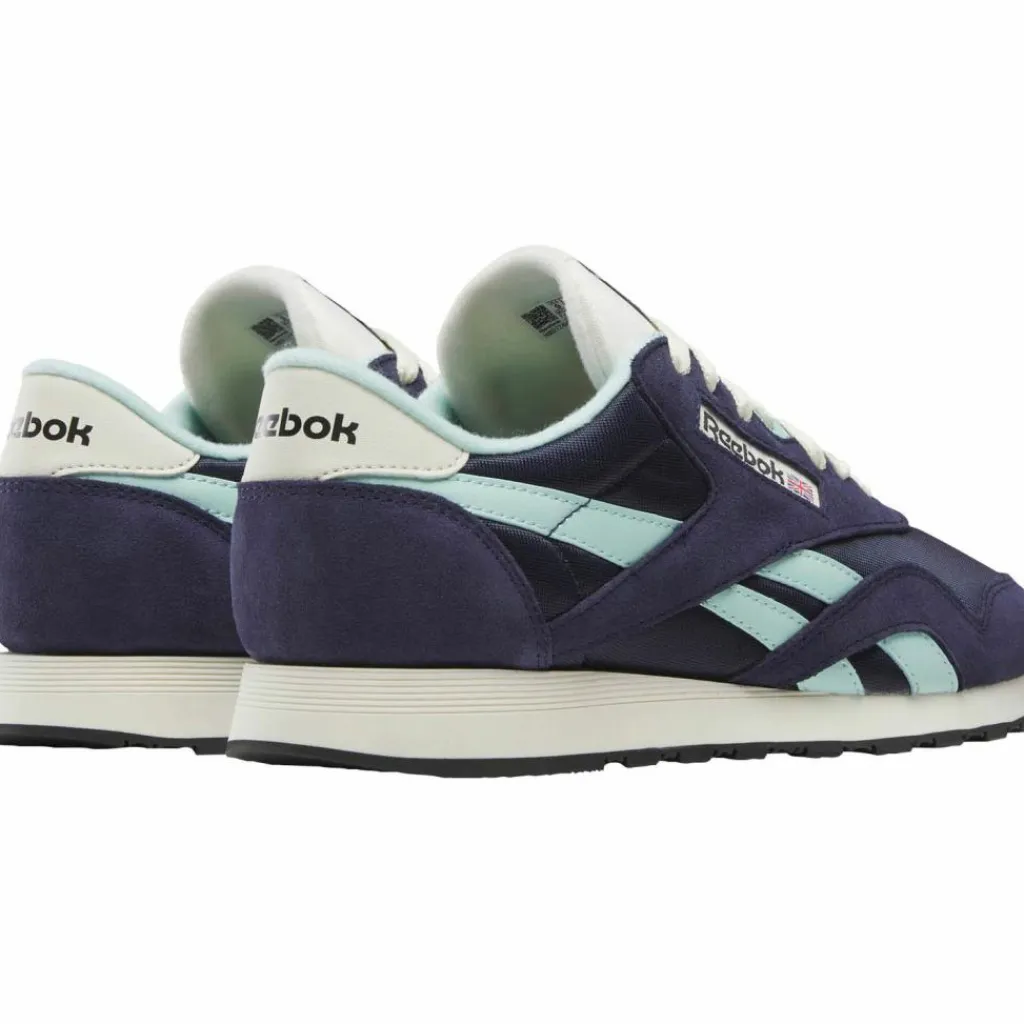 Reebok Streetwear|Sneaker<· Classic Nylon vector navy-glitch aqua-vintage chalk