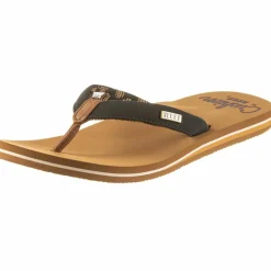 Reef Beachwear|Zehentrenner<· CUSHION SANDS black-tan