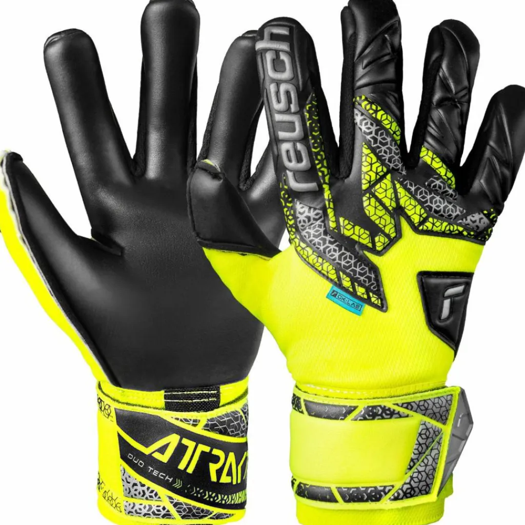 Reusch Handschuhe|Handschuhe<· Attrakt Duo 2025 safe yell/silver/black
