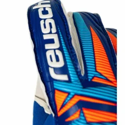 Reusch Handschuhe|Fußball<· Attrakt Duo Evolution 4126 sharp blu/wht/shock orng