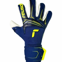 Reusch Handschuhe|Handschuhe<· Attrakt Duo Finger Support 4409 premium blue/sfty yellow