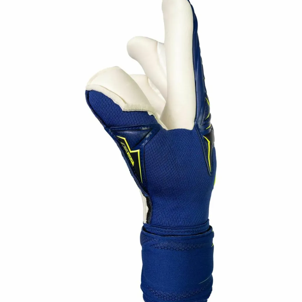 Reusch Handschuhe|Handschuhe<· Attrakt Duo Finger Support 4409 premium blue/sfty yellow