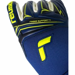 Reusch Handschuhe|Handschuhe<· Attrakt Duo Finger Support 4409 premium blue/sfty yellow