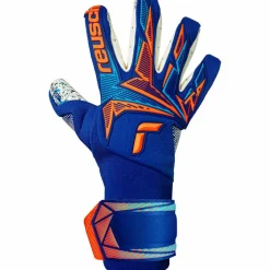 Reusch Handschuhe|Handschuhe<· Attrakt Freegel Fusion Goaliator 4129 sharp blu/shock orang