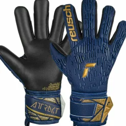 Reusch Handschuhe|Handschuhe<· ATTRAKT FREEGEL SILVER premium blue-gold-black