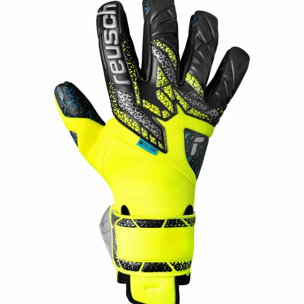 Reusch Fußball|Handschuhe<· Attrakt Fusion Guardian 2025 safe yell/silver/black