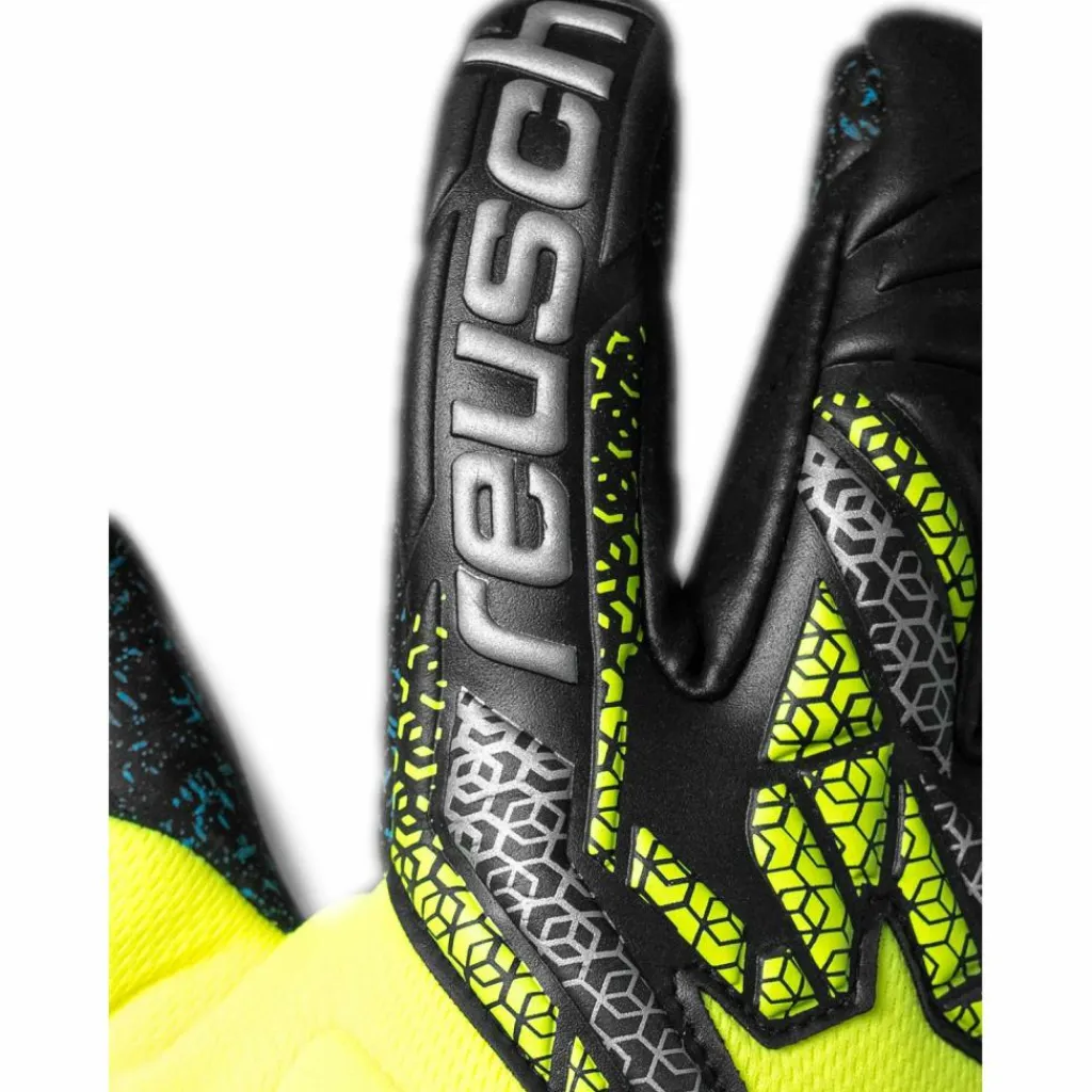 Reusch Fußball|Handschuhe<· Attrakt Fusion Guardian 2025 safe yell/silver/black