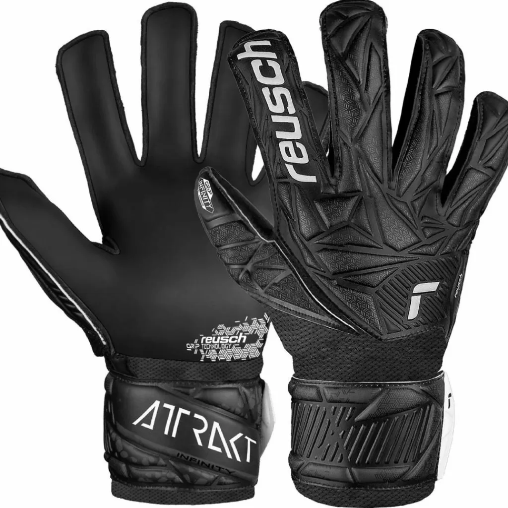 Reusch Fußball|Handschuhe<· ATTRAKT INFINITY JUNIOR black