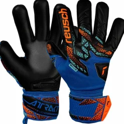 Reusch Handschuhe<· Attrakt Infinity NC Junior electric blue-shocking orange-black