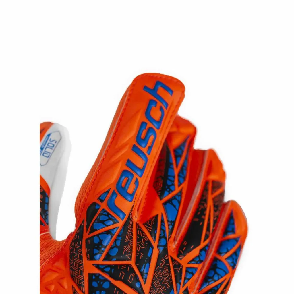 Reusch Handschuhe|Handschuhe<· Attrakt Starter Solid Junior 2210 hyper orng/elec blue