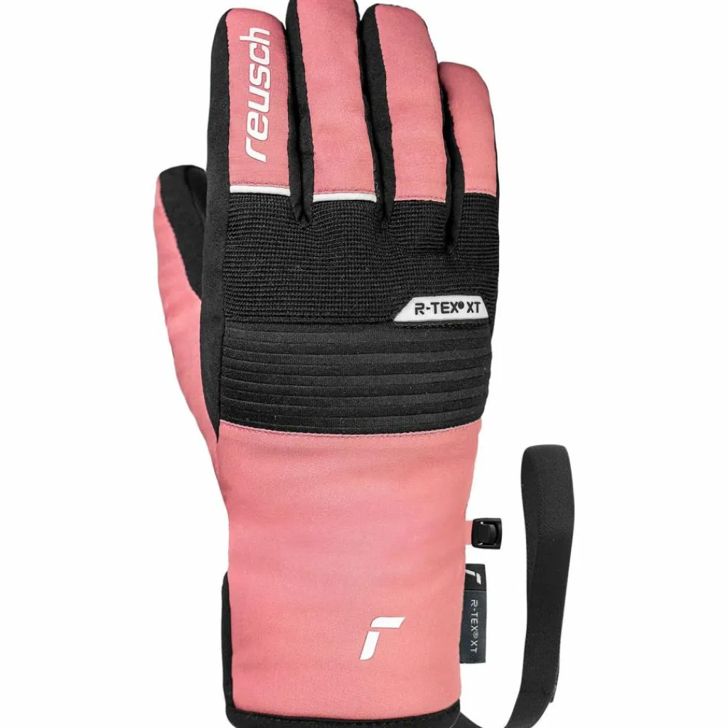Reusch Skihandschuhe|Ski<· Benji R-TEX® XT Junior 7049 black / wild rose