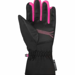 Reusch Laufen|Laufhandschuhe<· Bennet R-TEX® XT Junior 7771 blck/blck melang/pink glo