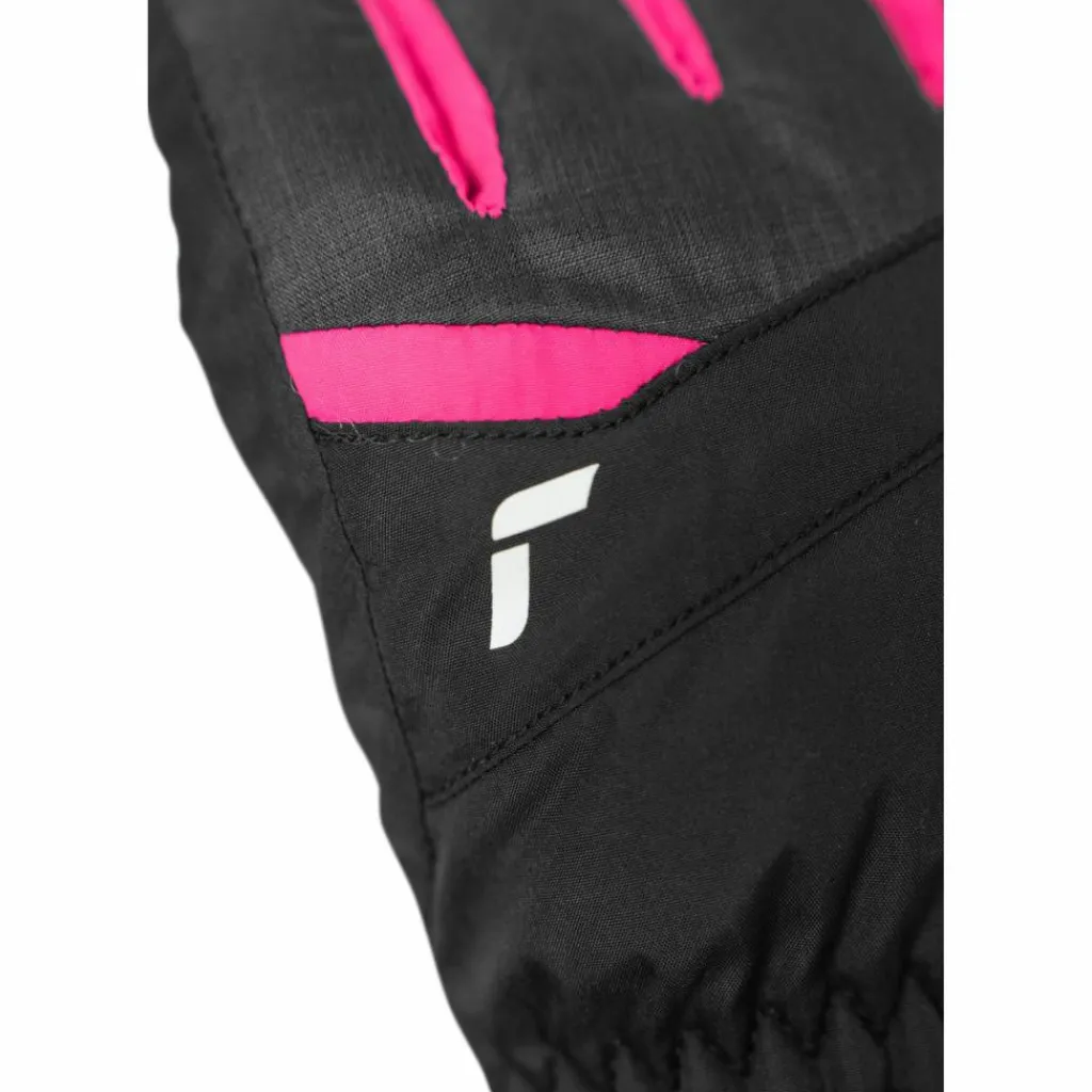 Reusch Laufen|Laufhandschuhe<· Bennet R-TEX® XT Junior 7771 blck/blck melang/pink glo