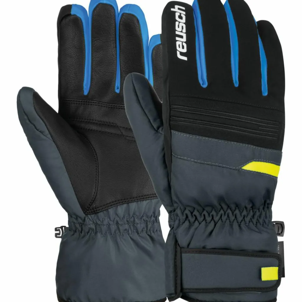 Reusch Skihandschuhe|Snowboarding<· Brandon R-TEX® XT 6682 dark granite / safety yel