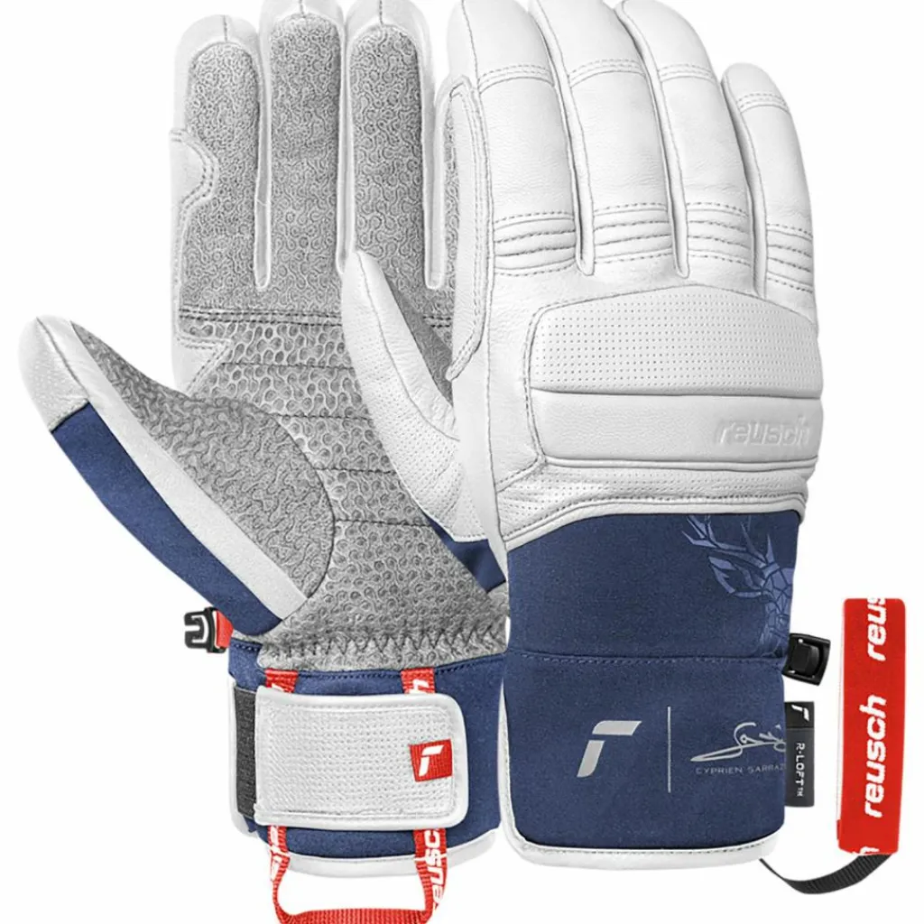 Reusch Snowboarding|Bergsteigen<· Cyprien Sarrazin 1027 white/dress blue