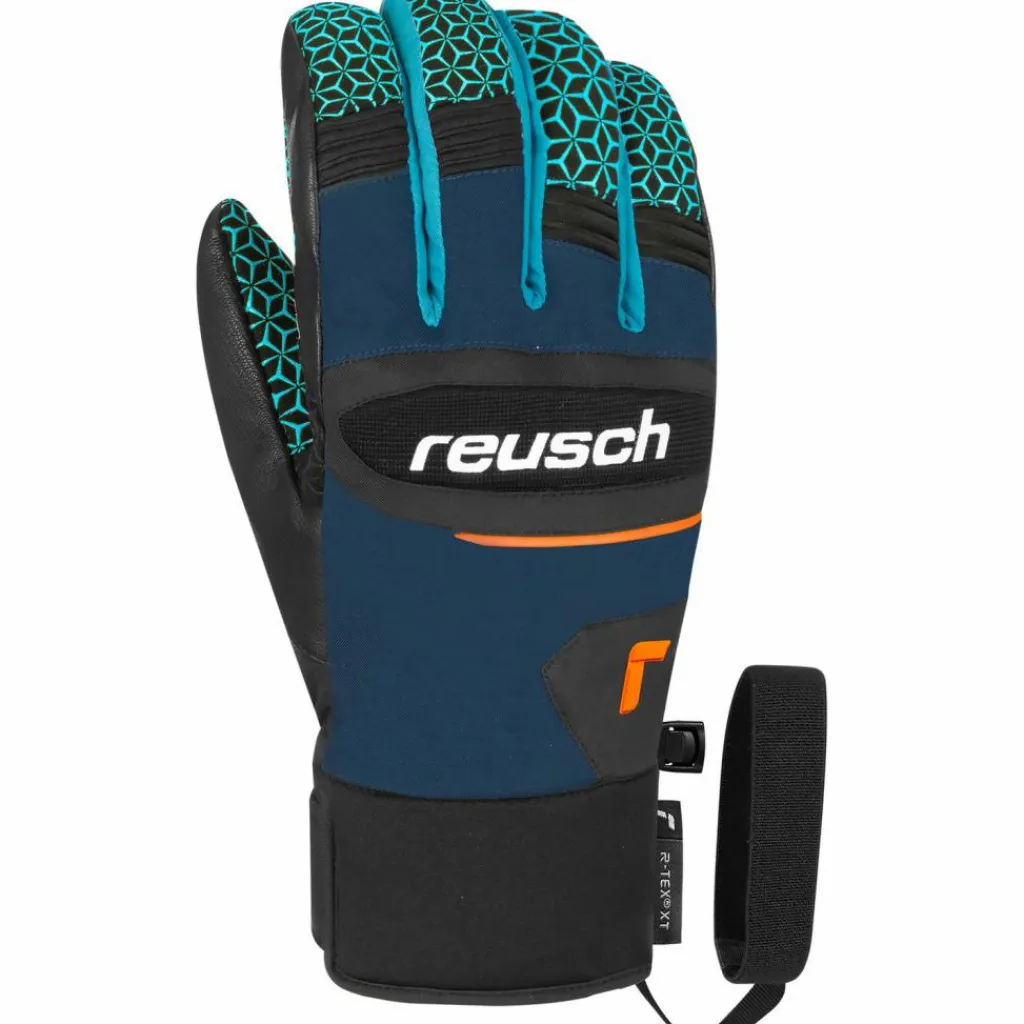 Reusch Snowboarding|Skihandschuhe<· Dragon R-TEX® XT 4425 dress blue/orange popsicl