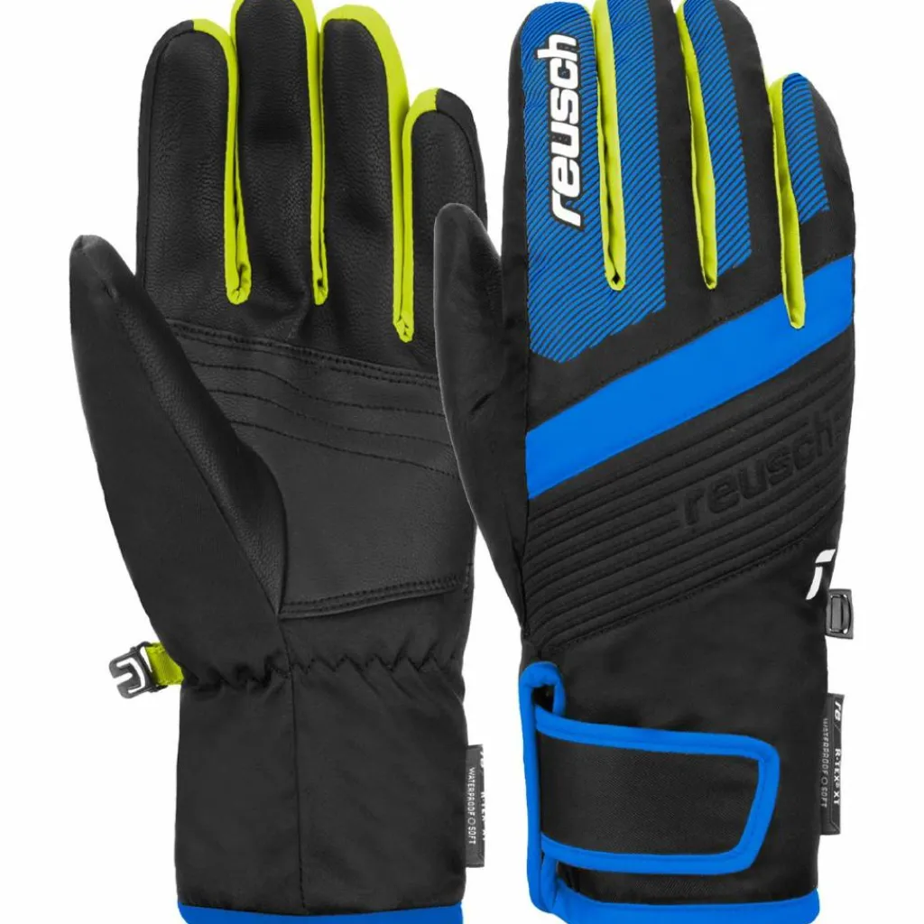 Reusch Snowboarding|Handschuhe<· Duke R-TEX XT Junior 7002 blck/bril blu/safety yell