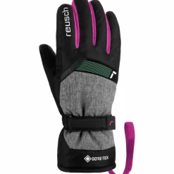Reusch Skihandschuhe|Ski<· Flash GORE-TEX Junior 7771 blck/blck melang/pink glo