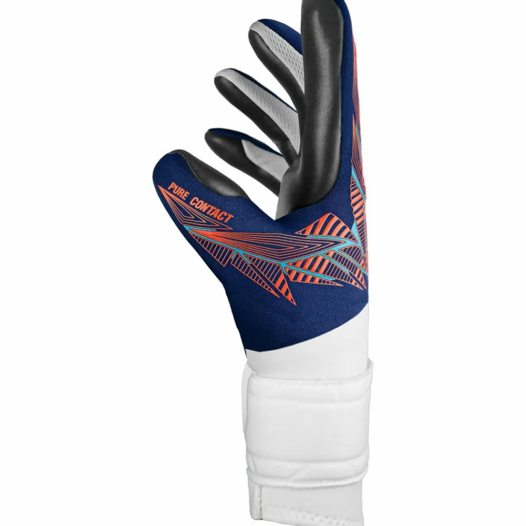 Reusch Handschuhe|Handschuhe<· Pure Contact Silver Junior 4848 premi blu/electr oran/blc