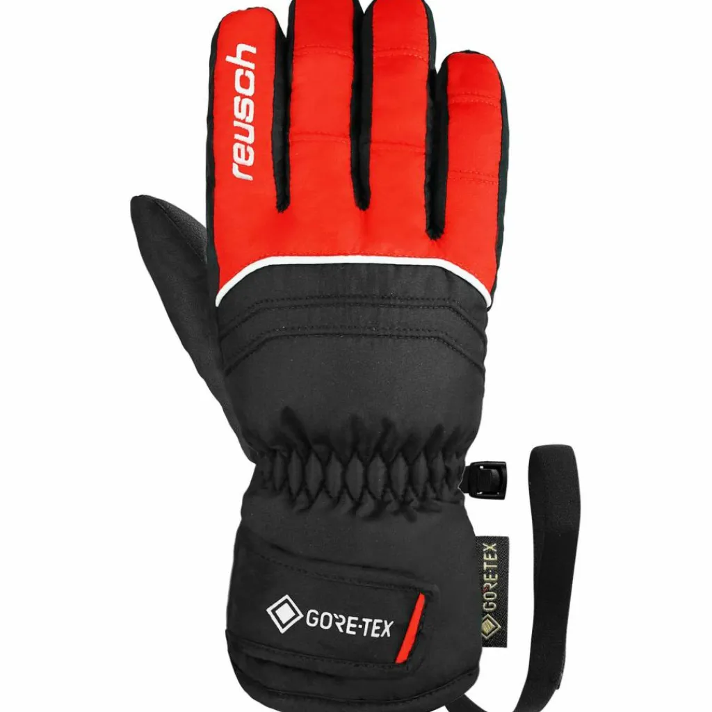 Reusch Snowboarding|Skihandschuhe<· Teddy GORE-TEX 7705 black/fire red