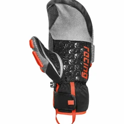 Reusch Skihandschuhe|Snowboarding<· Worldcup Warrior Mitten 7588 blck/silver/fluo red
