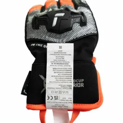 Reusch Snowboarding|Ski<· Worldcup Warrior R-TEX® XT Junior 7588 blck/silver/fluo red