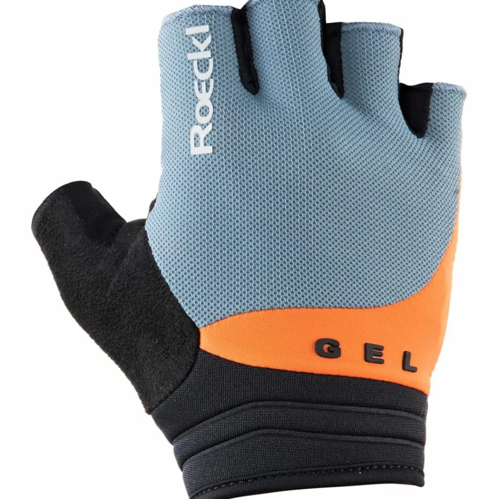 Roeckl Handschuhe|Fahrradhandschuhe<· Itamos 2 hurricane grey-orange