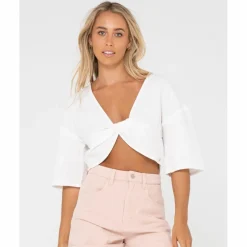 Hot · SOMEWHERE TWISTED REVERSIBLE TOP Damen Tops & Tanks