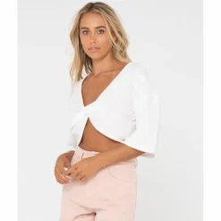 Hot · SOMEWHERE TWISTED REVERSIBLE TOP Damen Tops & Tanks