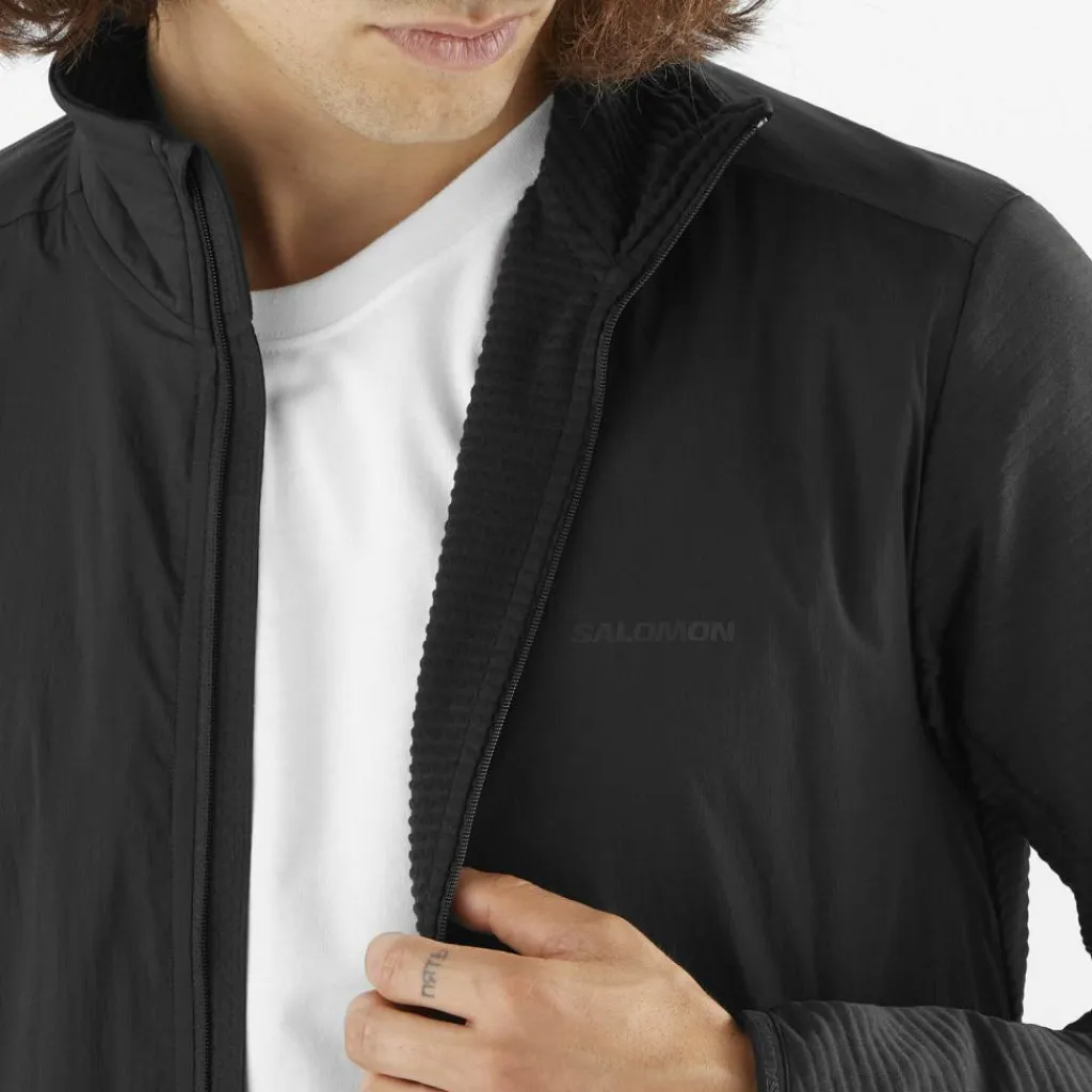 Salomon Wandern|Wandern<· ESSENTIAL LIGHTWARM HYBRID deep black