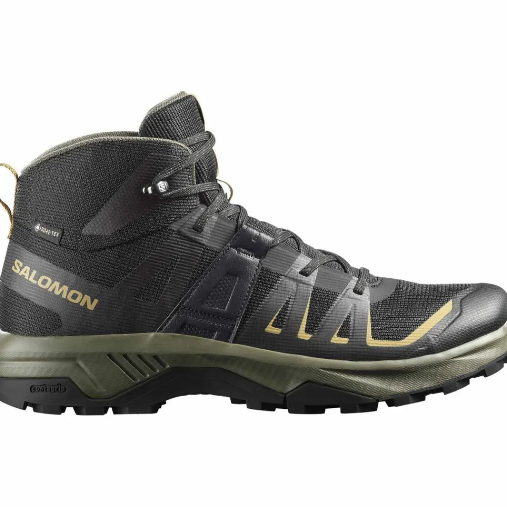 Salomon Wanderschuhe<· EXTEND 2 MID black-olive night-willow