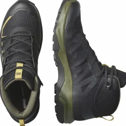 Salomon Wanderschuhe<· EXTEND 2 MID black-olive night-willow