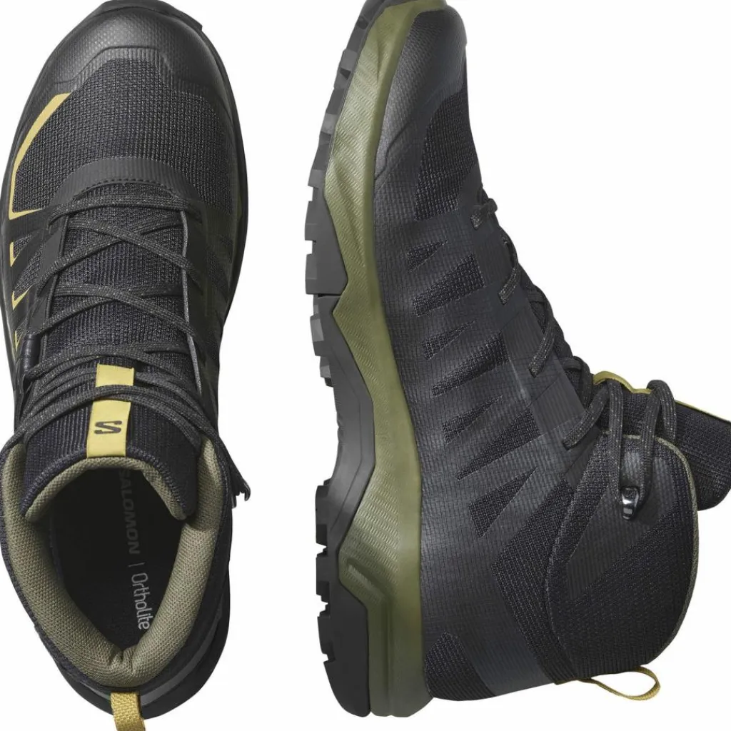 Salomon Wanderschuhe<· EXTEND 2 MID black-olive night-willow