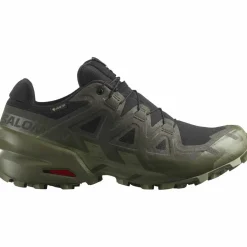 Salomon Trailrunning|Trailrunning<· GTX SPEEDCROSS 6 GTX black-peat-deep lichen green