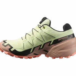 Salomon Trailrunning|Trailrunning<· GTX SPEEDCROSS 6 GTX lime cream-mahogany rose-black