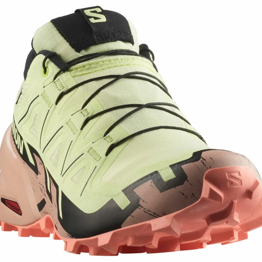 Salomon Trailrunning|Trailrunning<· GTX SPEEDCROSS 6 GTX lime cream-mahogany rose-black