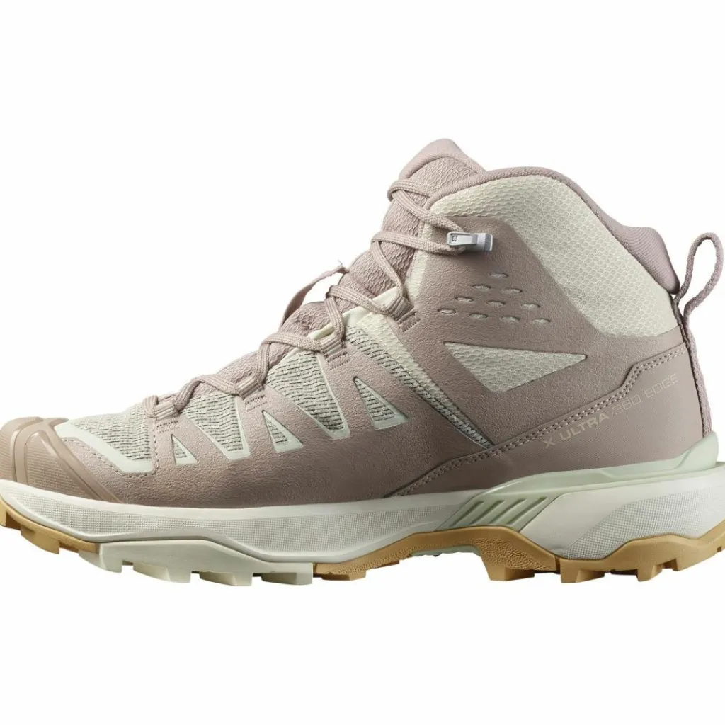 Salomon Wandern|Wandern<· GTX X ULTRA 360 EDGE MID rainy day-etherea-canary green