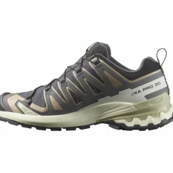 Salomon Wandern|Nordic Walking<· GTX XA PRO 3D V9 nine iron-oxford tan-alfalfa