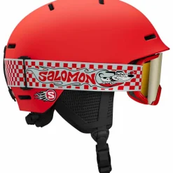 Salomon Skihelme|Helme<· PLAYER COMBO cherry tomato