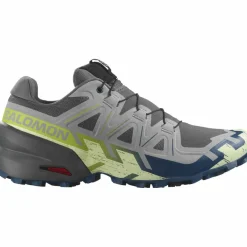 Salomon Trailrunning|Trailrunning<· SPEEDCROSS 6 castlerock-lime cream-poseidon